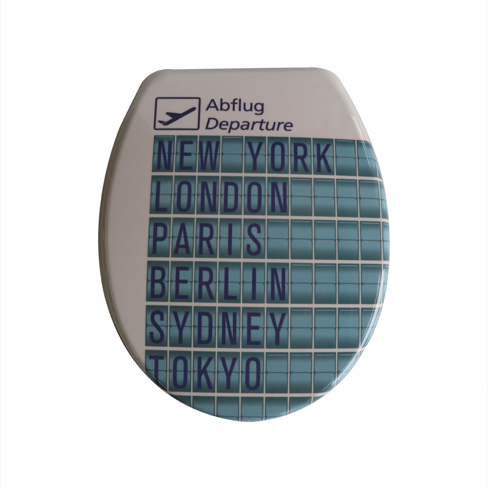 UF тоалетна седалка с бавно падане